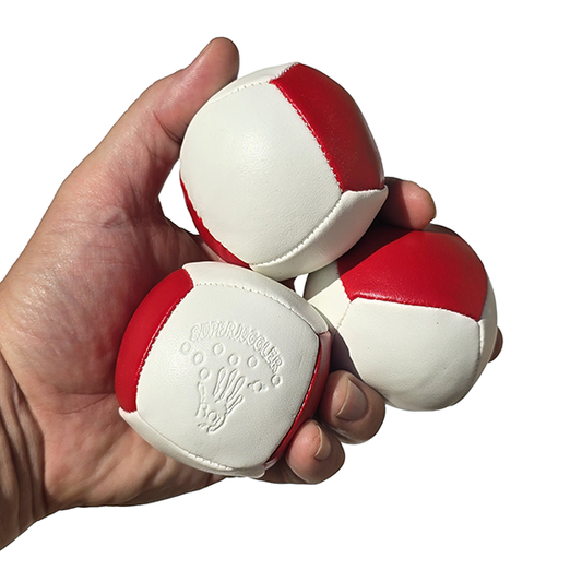 Medium red and white pro trainers